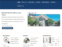 Tablet Screenshot of northeasternappraisal.com
